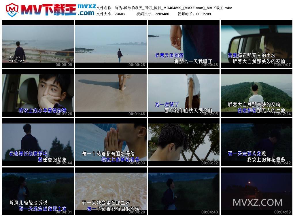 许为-孤单的秋天_国语_流行_MD404899